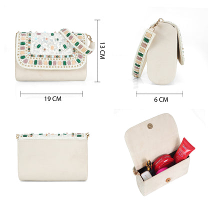 Traditional Bridal Handbag with Beadwork
