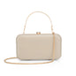 Women’s Luxury Box Clutch with Gold Chain – Party, Wedding & Evening Handbag