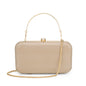 Women’s Luxury Box Clutch with Gold Chain – Party, Wedding & Evening Handbag