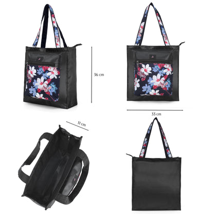 Premium Floral Tote Bag for Women – Office, College & Daily Use Handbag