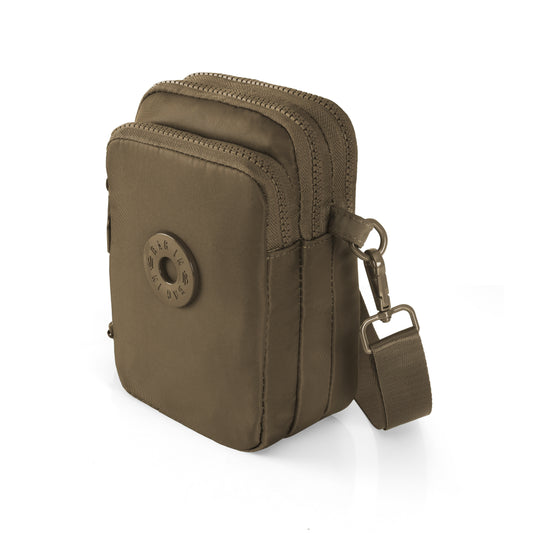 JI Accessories Brown-Color Mini Crossbody Sling Bag for Women – Stylish, Lightweight & Travel Friendly