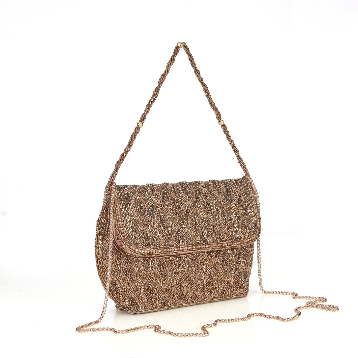 Elegant Beaded Party Clutch for Women – Wedding, Party & Festive Handbag