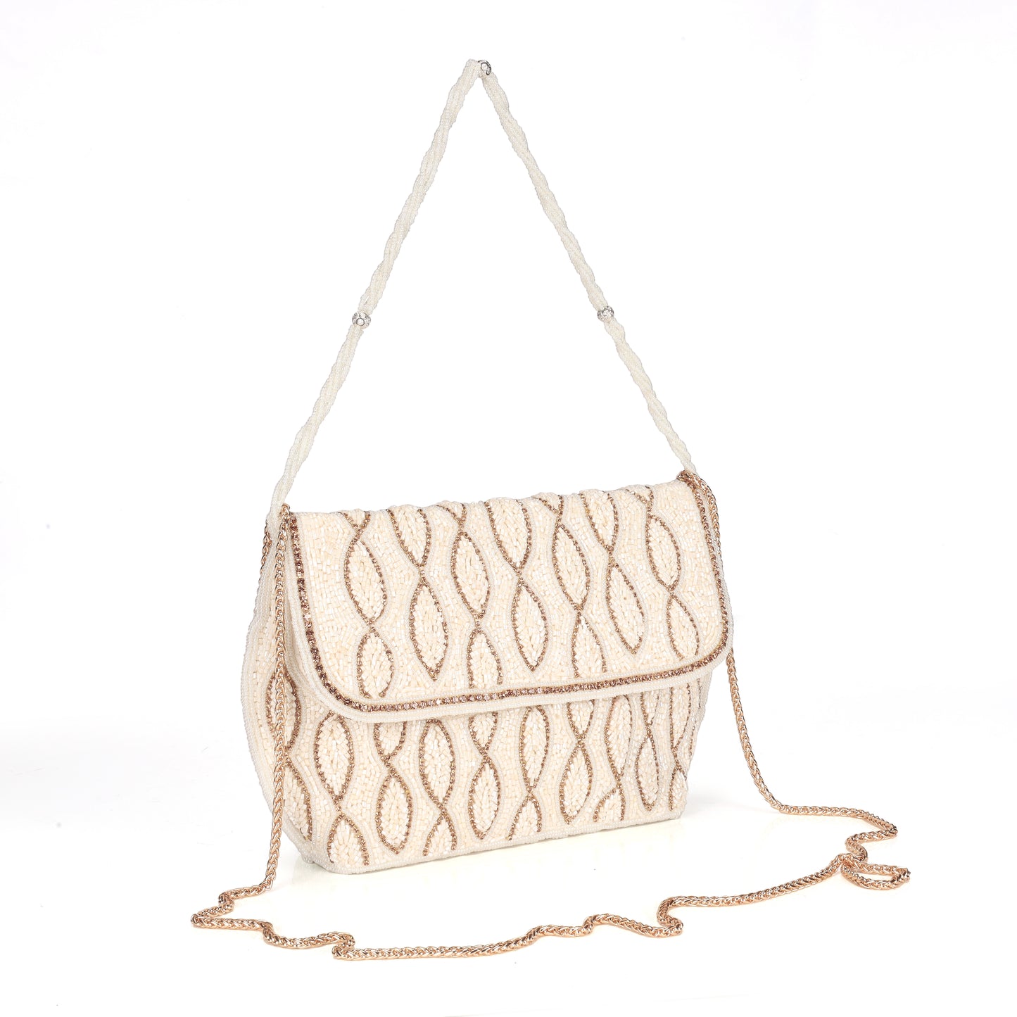 Elegant Beaded Party Clutch for Women – Wedding, Party & Festive Handbag