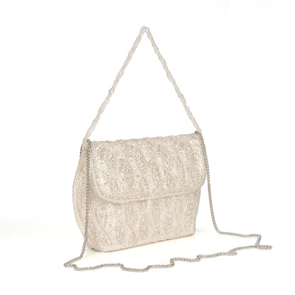 Elegant Beaded Party Clutch for Women – Wedding, Party & Festive Handbag