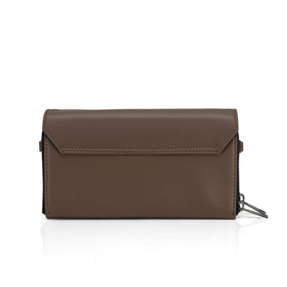 JI Accessories Women’s Multi-Compartment Wallet Clutch – Zippered Long Purse with Sling Strap (Multi-Color)