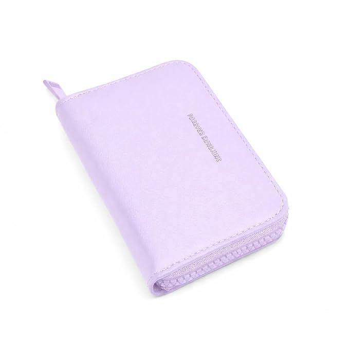 JI TravelMate Hanging Wallet Purse Women's Wallet Zipper Premium Wallet (Purple)