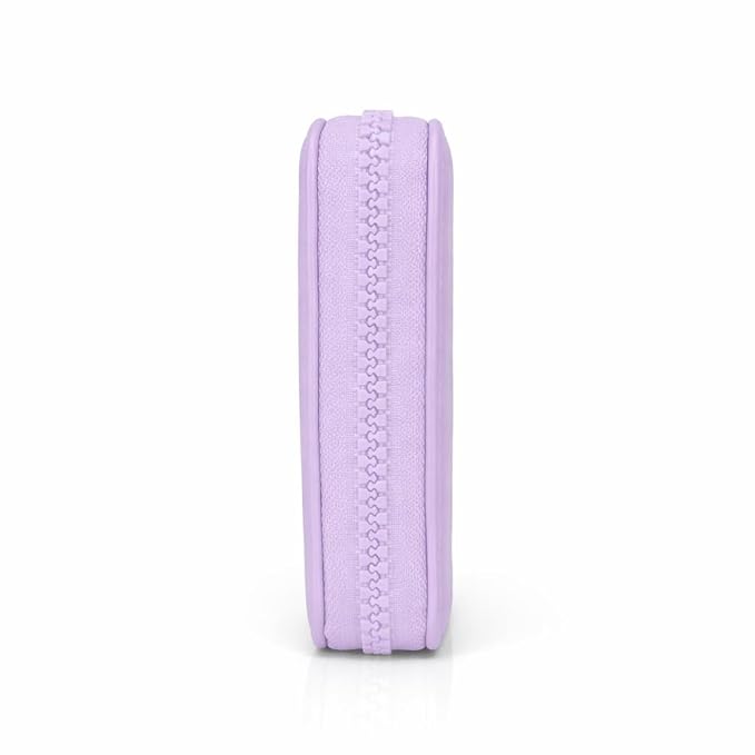 JI TravelMate Hanging Wallet Purse Women's Wallet Zipper Premium Wallet (Purple)