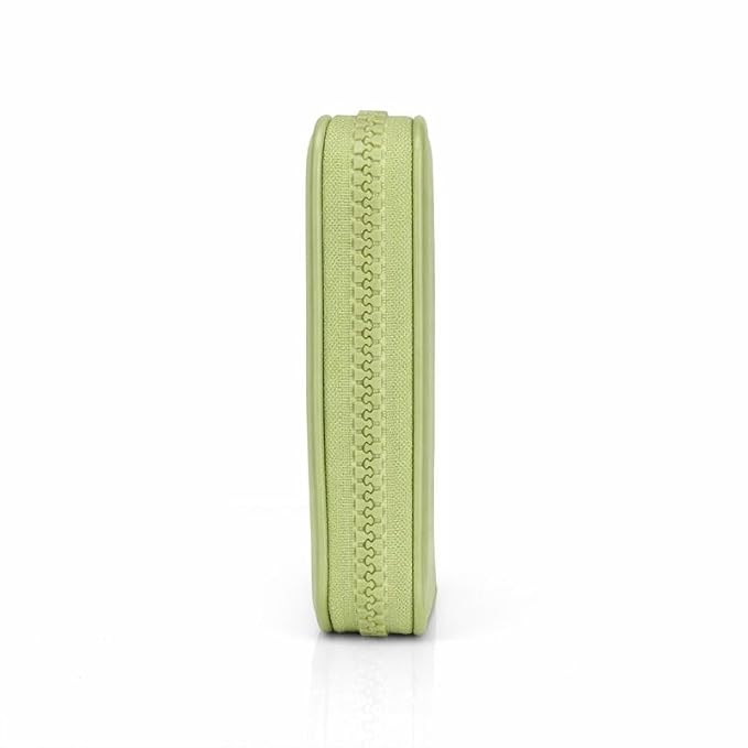 JI TravelMate Hanging Wallet Purse Women's Wallet Zipper Premium Wallet (Light Green)