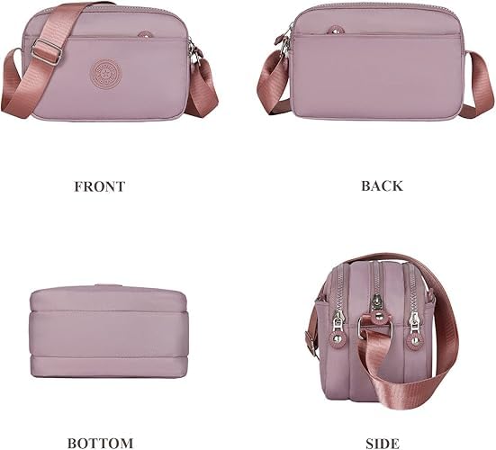 J I ACCESSORIES Stylish Crossbody Sling Bag for Women & Men – Lightweight Travel Shoulder Purse