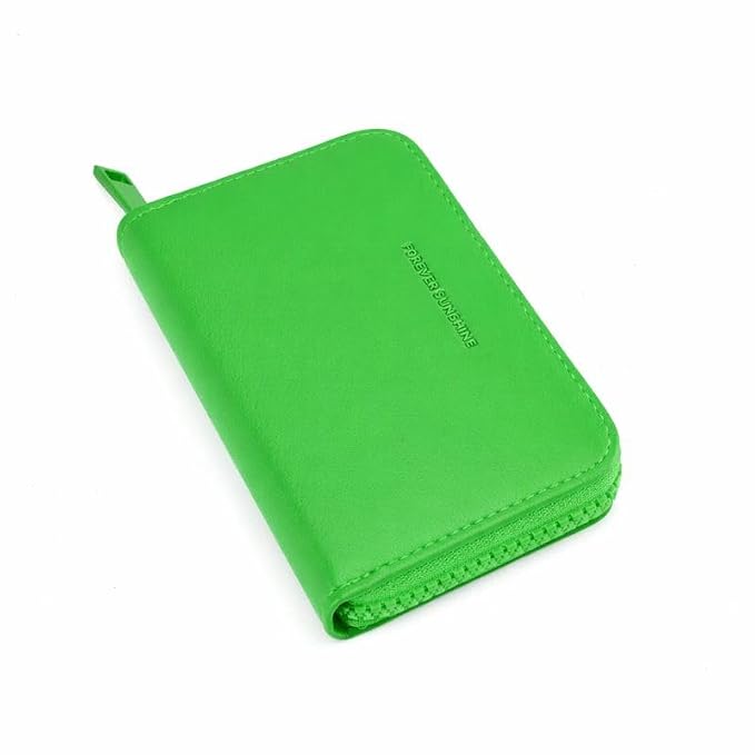 JI TravelMate Hanging Wallet Purse Women's Wallet Zipper Premium Wallet (Green)