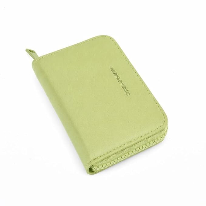 JI TravelMate Hanging Wallet Purse Women's Wallet Zipper Premium Wallet (Light Green)