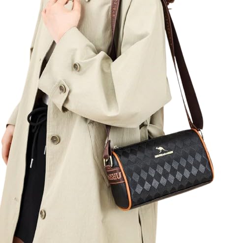 J I ACCESSORIES Crossbody Bags for Women Small Crossbody Purse Trendy PU Leather Crossbody Bag Shoulder Bag for Travel Work Party