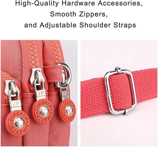 Bag in Sling Bag for Women - Girls Travel Crossbody Bags with Adjustable Strap - Ladies Shoulder Purse