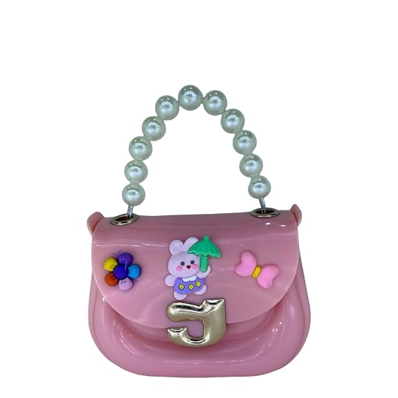 J I ACCESSORIES Cartoon Silicone Crossbody Handbag & Purse – Cute Sling Bag for Girls, Stylish Gift for Children, Trendy Handbag for Women & Girls