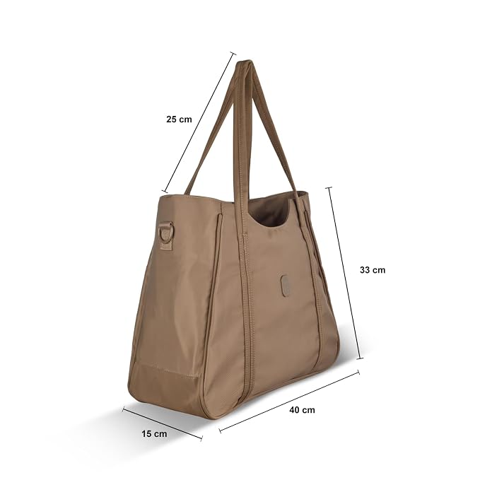 Bag in Women’s Tote Bag with Zipper & Adjustable Shoulder Strap – Lightweight Large Handbag for Work, Travel & Daily Use