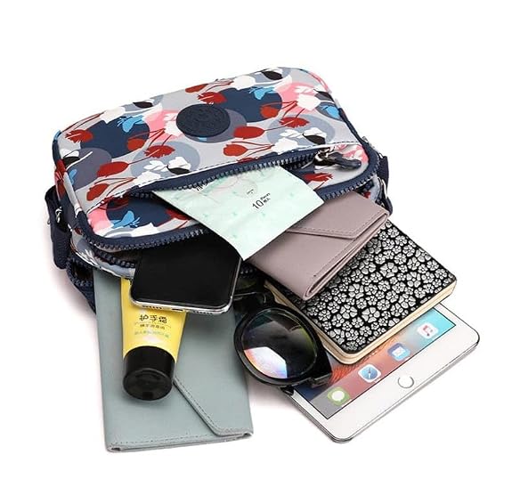 J I ACCESSORIES Stylish Crossbody Sling Bag for Women & Men – Lightweight Travel Shoulder Purse