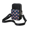 Bag in Bag In Floral Crossbody Bag with Multiple Zippered Compartments - Compact, Stylish and Convenient for Travel and Daily Use