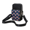 Bag in Women’s Floral Crossbody Phone Bag – Multi-Pocket Small Shoulder Purse with Adjustable Strap