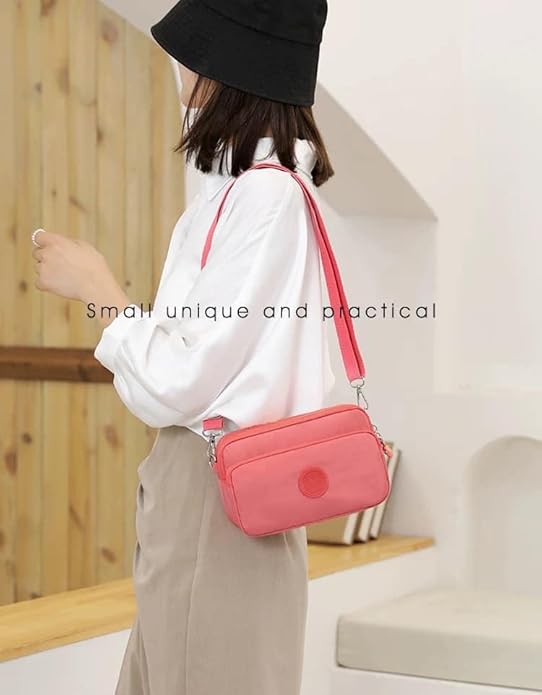Bag in Sling Bag for Women - Girls Travel Crossbody Bags with Adjustable Strap - Ladies Shoulder Purse