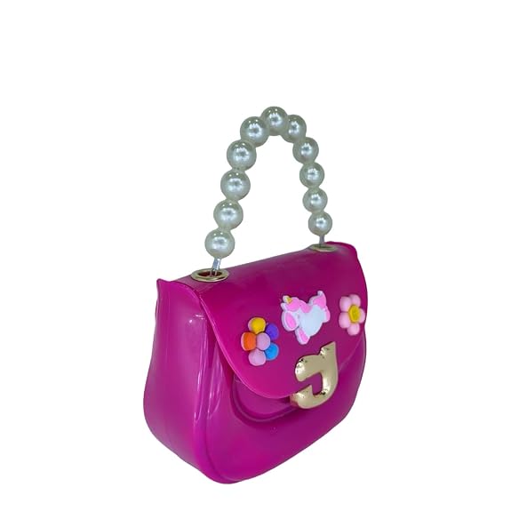 J I ACCESSORIES Cartoon Silicone Crossbody Handbag & Purse – Cute Sling Bag for Girls, Stylish Gift for Children, Trendy Handbag for Women & Girls