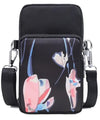 Bag in Bag In Floral Crossbody Bag with Multiple Zippered Compartments - Compact, Stylish and Convenient for Travel and Daily Use