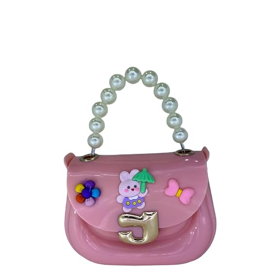 J I ACCESSORIES Cartoon Silicone Crossbody Handbag & Purse – Cute Sling Bag for Girls, Stylish Gift for Children, Trendy Handbag for Women & Girls