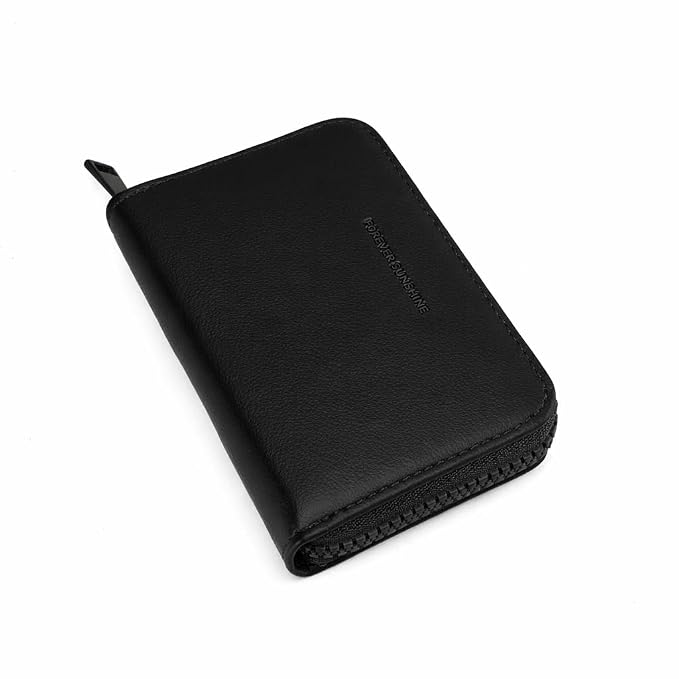 JI TravelMate Hanging Wallet Purse Women's Wallet Zipper Premium Wallet (Black)