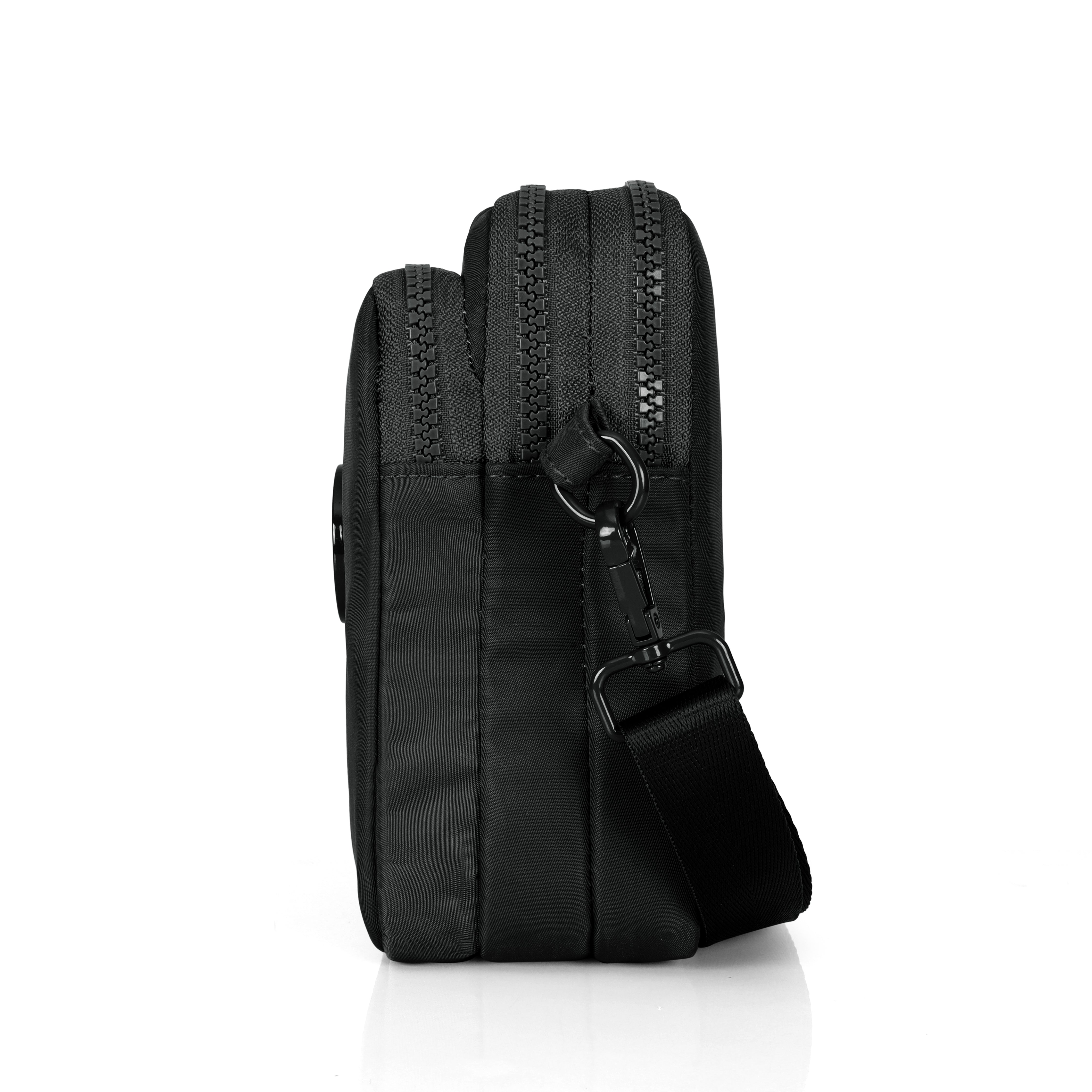 JI Accessories Black-Color Mini Crossbody Sling Bag for Women – Stylish, Lightweight & Travel Friendly