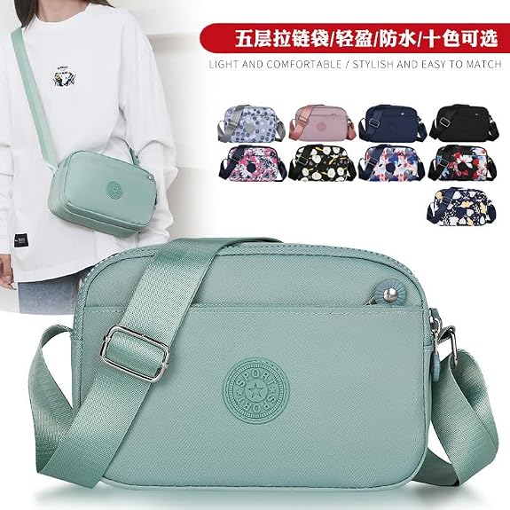 J I ACCESSORIES Stylish Crossbody Sling Bag for Women & Men – Lightweight Travel Shoulder Purse