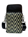 Bag in Bag In Floral Crossbody Bag with Multiple Zippered Compartments - Compact, Stylish and Convenient for Travel and Daily Use