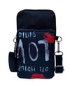 Bag in Bag In Floral Crossbody Bag with Multiple Zippered Compartments - Compact, Stylish and Convenient for Travel and Daily Use