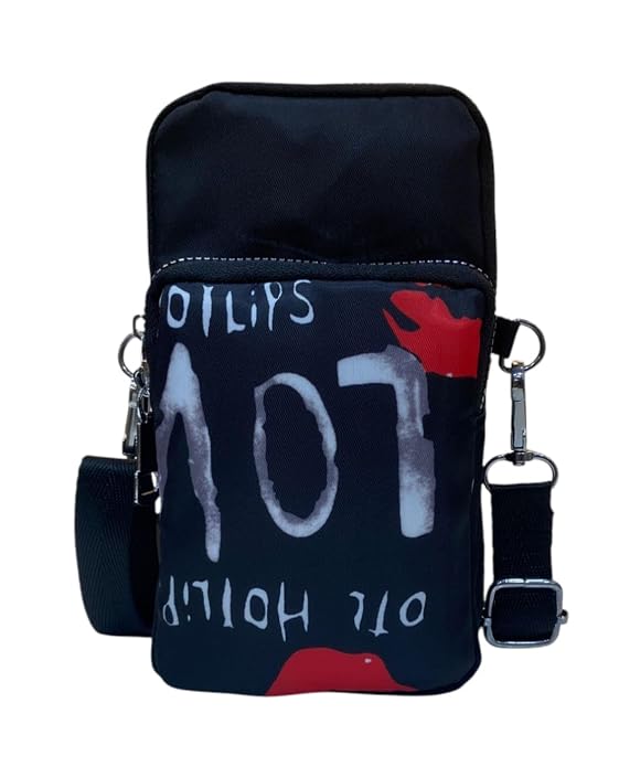 Bag in Bag In Floral Crossbody Bag with Multiple Zippered Compartments - Compact, Stylish and Convenient for Travel and Daily Use