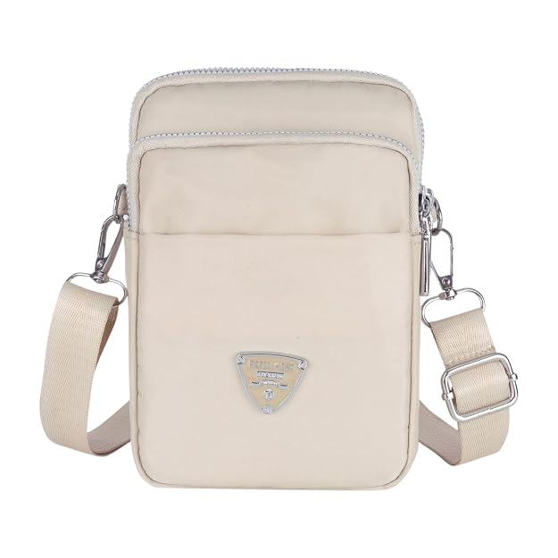 Bag in Multi-Compartment Crossbody Phone Bag for Women Stylish and Compact Zippered Pouch with Adjustable Strap – 8 Trendy Colors for Everyday Use