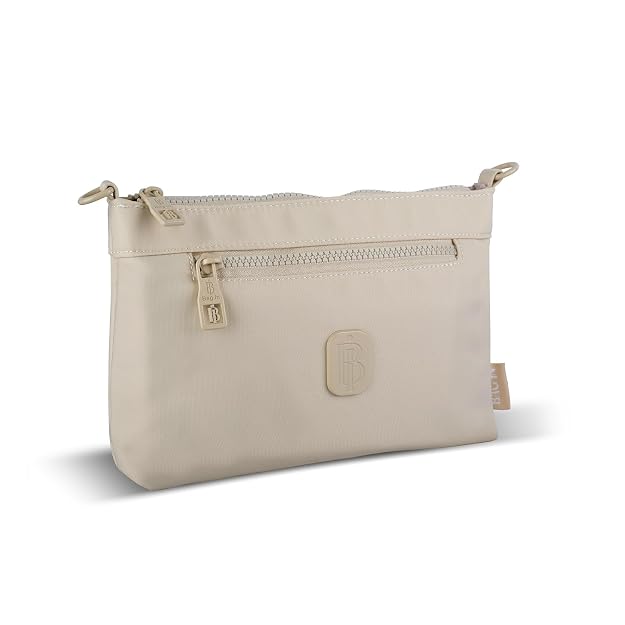 Bag In Nylon Shoulder Bag for Women, Compact Lightweight Zippered Crossbody Purse