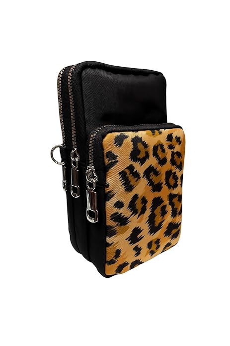 Bag in Bag In Floral Crossbody Bag with Multiple Zippered Compartments - Compact, Stylish and Convenient for Travel and Daily Use