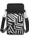 Bag in Women’s Floral Crossbody Phone Bag – Multi-Pocket Small Shoulder Purse with Adjustable Strap