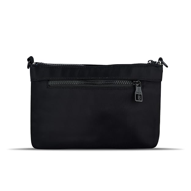 Bag In Nylon Shoulder Bag for Women, Compact Lightweight Zippered Crossbody Purse