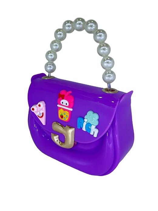 J I ACCESSORIES Cartoon Silicone Crossbody Handbag & Purse – Cute Sling Bag for Girls, Stylish Gift for Children, Trendy Handbag for Women & Girls