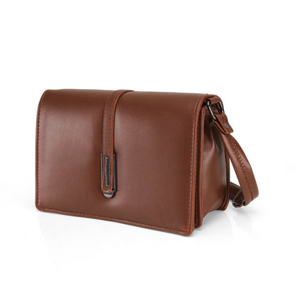 Premium Women’s Sling Clutch Bag | Stylish PU Leather Shoulder Purse with Magnetic Lock – Black, Wine & Taupe