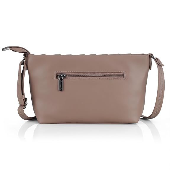 J I Quilted Crossbody Sling Bag for Women Soft Padded Design, Adjustable Strap, Compact Everyday Shoulder Purse