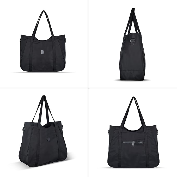 Bag in Women’s Tote Bag with Zipper & Adjustable Shoulder Strap – Lightweight Large Handbag for Work, Travel & Daily Use