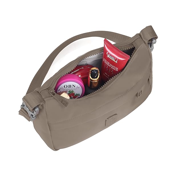 Bag in Women’s Small Crossbody Bag, Lightweight Nylon Shoulder Purse with Zipper Pocket, Adjustable Strap