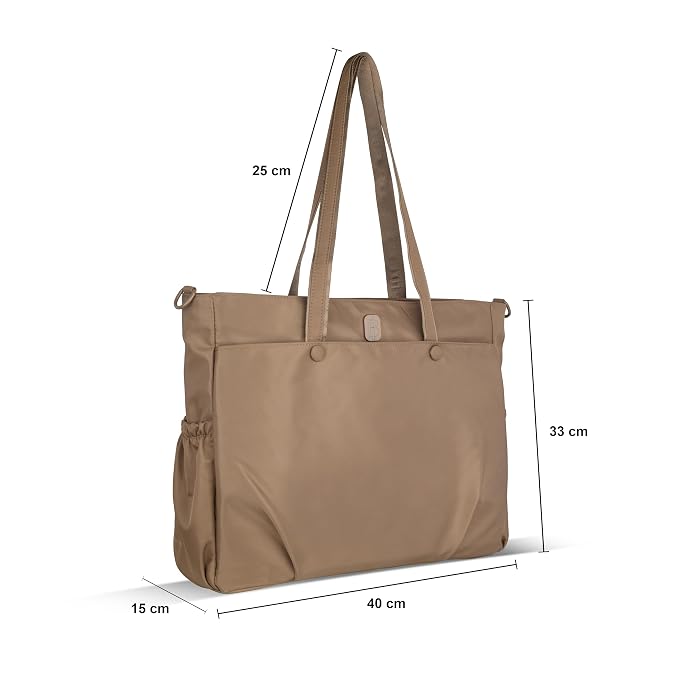 Bag in Premium Large Capacity Everyday Tote Bag for Women with Zipper Closure and Multi Pocket Storage