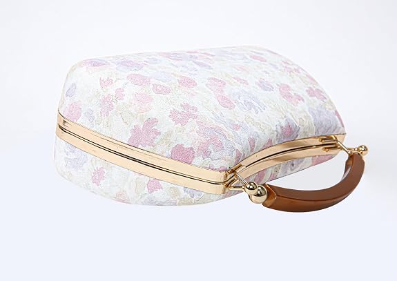 Bag in Floral Handbag with Gold Accents & Crossbody Strap Stylish and Compact Accessory for Every Occasion