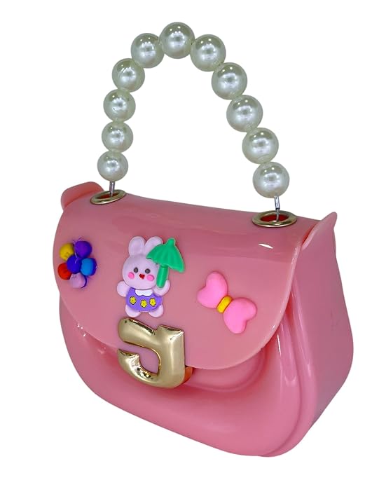J I ACCESSORIES Cartoon Silicone Crossbody Handbag & Purse – Cute Sling Bag for Girls, Stylish Gift for Children, Trendy Handbag for Women & Girls