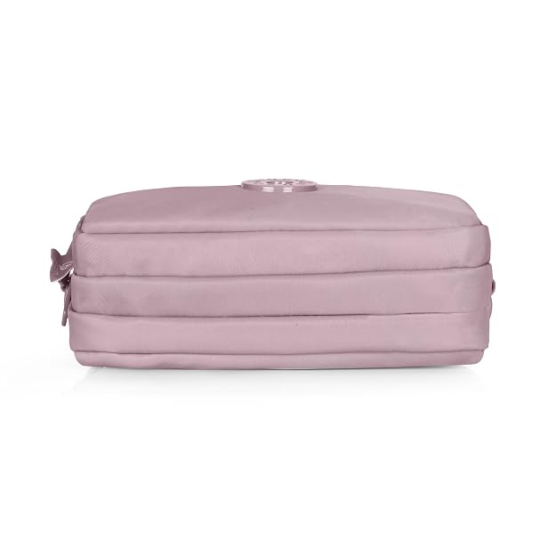 BAG IN Women's Small Crossbody Bag – Lightweight Nylon Shoulder Purse with Adjustable Strap & Front Zipper Pocket – Travel & Everyday Use