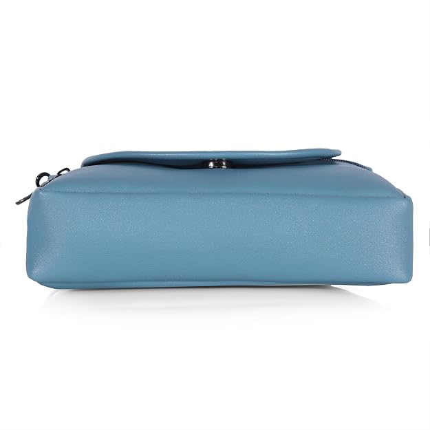 J I Elegant Leather Crossbody Handbag with Paisley Pattern Flap and Secure Zipper Pockets