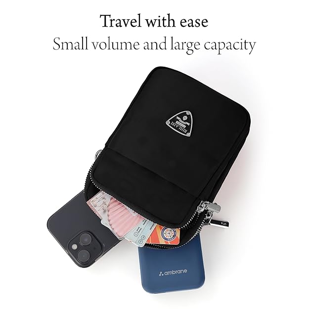 Bag in Multi-Compartment Crossbody Phone Bag for Women Stylish and Compact Zippered Pouch with Adjustable Strap – 8 Trendy Colors for Everyday Use