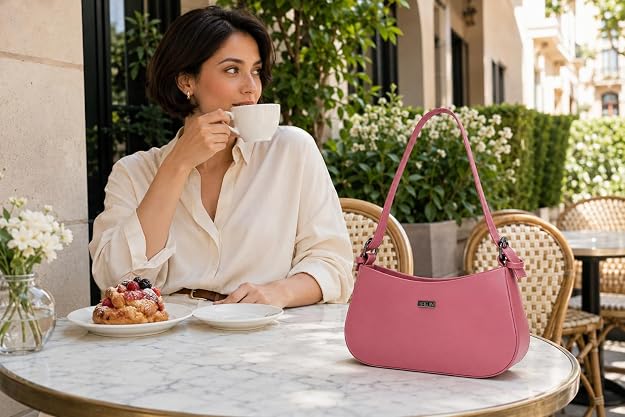 Bag in Women's Premium Shoulder Handbag Elegant Top Handle Purse Spacious Zipper Closure Satchel Bag for Office, Party, Casual, Shopping & Daily Use