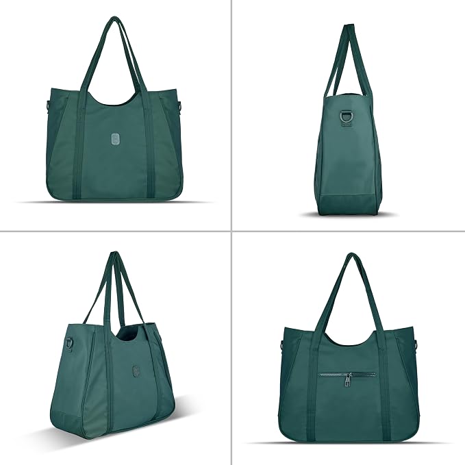 Bag in Women’s Tote Bag with Zipper & Adjustable Shoulder Strap – Lightweight Large Handbag for Work, Travel & Daily Use